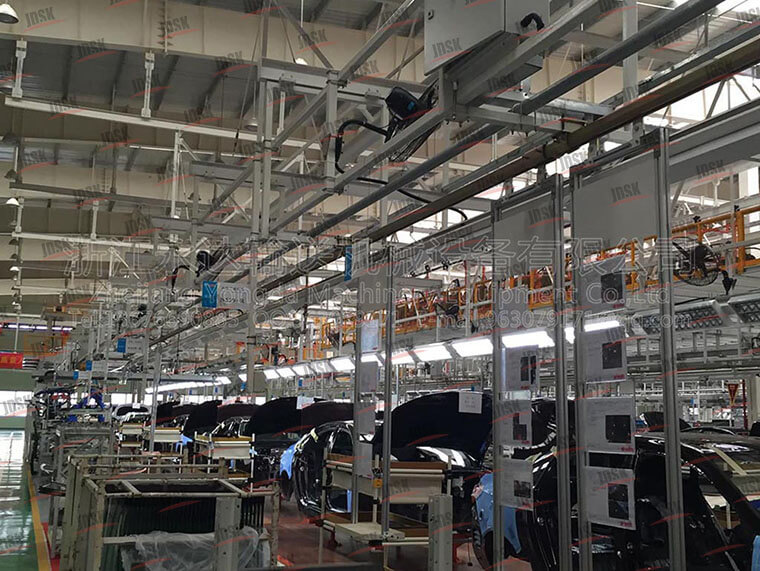 新能源電動車內飾流水線