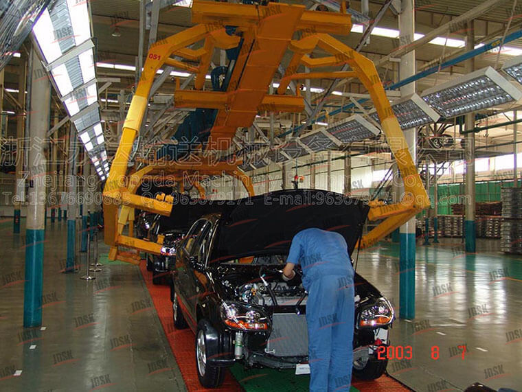 新能源汽車生產(chǎn)線，新能源汽車流水線，新能源汽車輸送線浙江永達專業(yè)定制