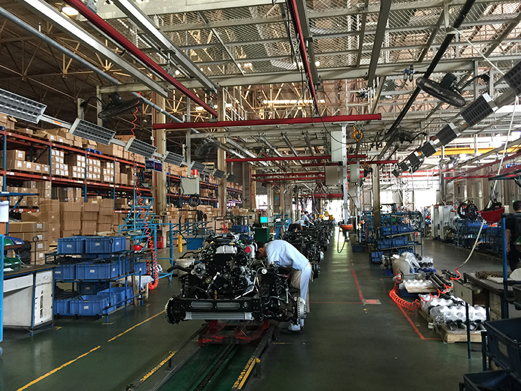 皮卡車生產(chǎn)線